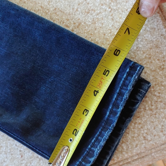 Silver Tuesday Fluid Denim Mid Skinny Deconstructed Jeans Size 26 - Picture 11 of 13